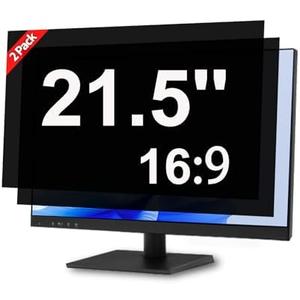 J J-Dream [2 Pack] 21.5 Inch Privacy Screen for Computer Monitor Blue Light Screen Protector Anti Glare Anti-Scratch Monitor Privacy Shield Screen 21.5 Inch 16:9 Aspect Ratio
