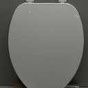 Bemis 170 Durable Plastic Toilet Seat, Elongated, White