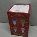 Blue Sea Glass Christmas Tree - Handcrafted Mini Christmas Tree with LED Lights, Table Centerpiece - Ideal for Christmas, New Year, Home Decor, Coastal Holiday Decor and More