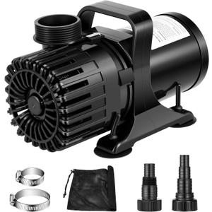 VIVOSUN 3000 GPH Submersible Water Pump with Barrier Bag, 150W Pond Pump with 18FT. Lift Height, Ultra Quiet Aquarium Pump for Pond, Waterfall, Fish Tank, Statuary, Hydroponic