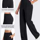 G4Free Smoofit Modal Soft Women Wide Leg Sweatpants Yoga Pants Casual Lounge Trousers Short/Petite/Regular/Tall/Extra Tall (Black, S)