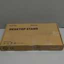 Suptek Dual Monitor Stand Riser, Large Monitor Laptop Stand Riser 3 Adjustable Heights Computer Stand for Laptop, Printer, Notebook(MST016L)