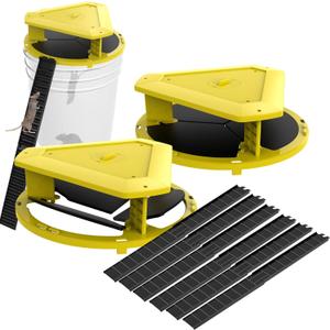 Mouse Trap Bucket-Mouse Traps Indoor for Home-Multi-Catch,Auto-Reset,Humane Rat Trap-5 Gallon Bucket Compatible2 Pack