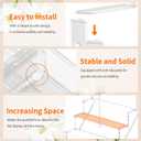 8 x Display Stand Organizer Room Decor - 4 Tier Acrylic Shelves Clear Display Risers, Perfume Organizer Stand,Cupcakes Stand Holder, Desserts Shelves Organizer and Decor for Bedroom, Bathroom, Party, 1 Pack(9 Inch ,1 Pack)