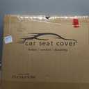 WELLDO Car Seat Covers Full Set, Leather Seat Covers for Cars, Car Seat Protector Waterproof, Non-Slip Car Interior Covers Full Set Universal Automotive Seat Covers for Most Sedans SUVs, Burgundy