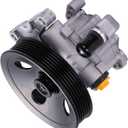 Power Steering Pump with Pulley Fit 2006-2012 for Mercedes-Benz R350 2008-2009 for S550 E350 E550 2007-2012 for GL450 Replacement 21-120 54662201 Power Assist Pump Assembly