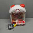 cossy Claw Machine for Kids,Large Rabbit Toy Claw Machine,Mini Arcade Claw Machines with Sound Lights,360 Crystal Joystick,Fidget Toys and Surprise Eggs,Birthday Gifts for Girls Boys (Red)