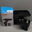 This Hill Cup Holder Tray for Car, 2 in 1 Detachable Car Food Table Tray with Solid Base & Phone Slot,Car Cup Holder Expander with 360Rotation Tray for Travel Road Essentials