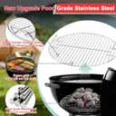 7435 7441 Grill Grate for Weber 22 Inch Kettle Charcoal Grill, 22" Cooking Grate for Weber Master Touch 22, Performer, Jumbo Joe Premium, Original Kettle Accessories, Stainless Steel Easy Clean