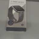 Fitbit Versa 2 Special Edition Health and Fitness Smartwatch with Heart Rate, Music, Alexa Built-In, Sleep and Swim Tracking, Smoke Woven/Mist Grey, One Size (S and L Bands Included)