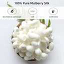 100% Mulberry Silk Scarf for Women Neck, Handbags,Bags, Purse, Hair Head Ribbon Skinny Scarf Silk Headband Scarf (Pattern63)