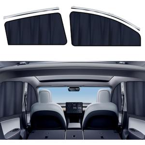Tesla Model 3 Sunshade, Magnetic Side Window Sun Shade, Car Window Privacy Shade for Baby, Removable Curtains, Model 3 Accessories 2025