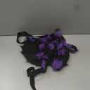 Garma Halloween Giant Spider Costume Set, 60 LED Purple Light-Up Spider Backpack with Spider Headband, Scary Plush Costume for Kids Halloween Party, Trick or Treating, Cosplay Decorations