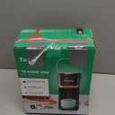 Tastyle Single Serve One Cup Coffee Maker, for K Cups and Grounds, Mini Coffee Maker with Portable Handle, 6 to 12 Oz Brew Size, for Travel, Camping, Office, RV and Dorm, 120V, Black and Gold