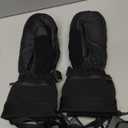 SAVIOR HEAT 3.0 Upgraded Heated Mittens for Women,7.4V 3000mAh Battery Ski Gloves,Fast Charging&Bluetooth-Controlled Electric Waterproof Touchscreen for Skiing Snowboarding (Medium)