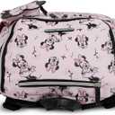 Disney Diaper Bag Backpack with Changing Pad Minnie Mouse – 16” Nylon Baby Bag for Parents, Insulated Bottle Holders, Multiple Storage Pockets