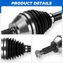 New Front Left & Right CV Axle Shaft Assembly, for Auto Dual Clutch Trans
2011-2015 for Ford Fiesta 1.6L 2011-2013, 2014-2015 (S/SE/Titanium Models Only)