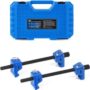 Orion Motor Tech Macpherson Strut Spring Compressor Tool Set with 10.5" Range, Dual Heavy-Duty Coil Spring Compressor Tools with 1/2" Square Drive, 13/16" Hex Auto Tool Set for Suspension Work, Blue