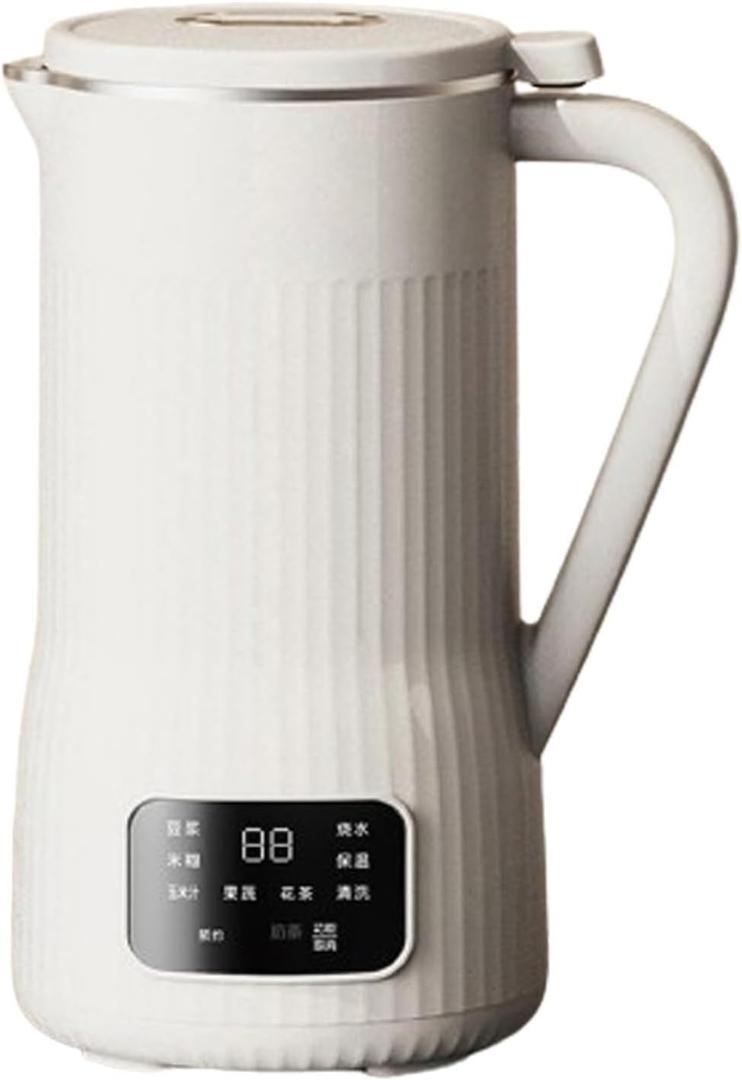 Mini Soybean Milk Maker, Mini Juicer Portable Soy Milk Machine With 8 Functions, Juicer Maker, Free Filtering, Self Cleaning For Household (Color : White)