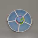 Kids Original Snack Spinner Bundle - Reusable Snack Container with 5 Compartment Dispenser and Lid | BPA and PVC Free | Dishwasher Safe | No Spill, Leakproof,for Toddlers,School (Blue)