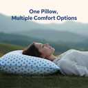 Memory Foam Pillows 2 Pack Adjustable Loft Cooling Pillows King Size Set of 2 for Sleeping, Firm, Supportive, and Breathable Design for Hot, Side, Back, and Stomach Sleepers