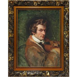 Akfado Open Back Canvas Frame for 12x16 Oil Paintings Art Prints, 2.36 Wide Baroque Ornate Gold Frame for Portrait Landscape Classroom Artwork, Art Lover Wedding Gift (No Front Cover & Backboard)