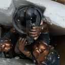 Go Yard Boy and Girl Water Outdoor Fountain