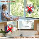 Sliding Door Security Bar, 17.1-51" Adjustable Lock Bar with Rubber Tips, 1.25" Thickened Metal for Sliding Window & Door, Black, Fortify Your Home Entry Points