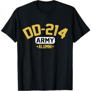 DD-214 US Army Alumni Vintage T-Shirt, M