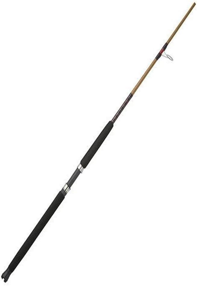 Ugly Stik 7’ Tiger Spinning Rod, Two Piece Nearshore/ Offshore Rod, 10-50lb Line Rating, Medium Rod Power, 3/ 4-6 oz. Lure Rating, Versatile and Dependable