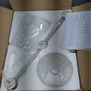 Linear Kitchen Island Lighting, 3-Light Brushed Nickel Chandelier Pendant Light Fixtures with Glass Shade, Farmhouse Chandelier Pendant Lights for Kitchen Island Dining Room Bar Foyer Entryway