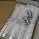 Flickering Flameless LED Candles, 9 Pcs with Embedded Star String, Acrylic LED Pillar Candles with Remote, Suitable for Home Decoration (White)