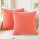 Pink pillow cover 4 count, 2 size 18x18, 2 size 20x12