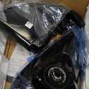 Nilight Headlight Assembly for 2001 2002 2003 2004 2005 2006 2007 Chrysler Town & Country 2001-2003 Voyager 2001-2007 Dodge Grand Caravan Replacement Black Housing Amber Reflector