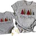 Mama and Mini Shirts Mommy and Me Matching Cute T-Shirts Mother and Daughter Son Gifts Tee (Light Grey1-child)