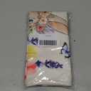 Easter Bunny with Flower Wreath Throw Pillow Covers 18X18 Inches Set of 2 Spring Colorful Tulip Butterflies Pillowcase Soft Cotton Square Seasonal Cushion Covers for Living Room Sofa Bedroom Decor