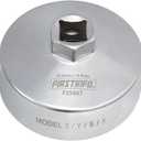 FIRSTINFO F3546T 1/2" Drive 63.8mm 14 Flutes Oil Filter Wrench, Compatible with Tesla