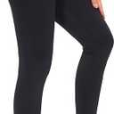 THE GYM PEOPLE Tummy Control Workout Leggings with Pockets High Waist Athletic Yoga Pants for Women Running, Fitness  M 