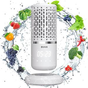 Fruit and Vegetable Washing Machine - Electric Rice Cleaner with Faster Electrolytic Water and Large Reaction Area, Kitchen Ideas for Cleaning Fruit,Veggie,Rice,Tableware