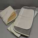 SMART ELF Car Seat Protector, 2Pack Seat Protector Protect Child Seats with Thickest Padding and Non-Slip Backing Mesh Pockets for Baby and Pet,Sedan SUV Truck (Beige Brown) (2PS)