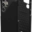 URBAN ARMOR GEAR UAG Designed for Samsung Galaxy S24 Ultra Case 6.8" Metropolis LT Kevlar Black, Magnetic Charging Rugged Military Drop-Proof Impact Resistant Non-Slip Protective Cover