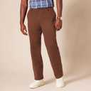 Amazon Essentials Mens Classic-Fit Wrinkle-Resistant Flat-Front Chino Pant (Available in Big & Tall) (36W x 34L, Brown)
