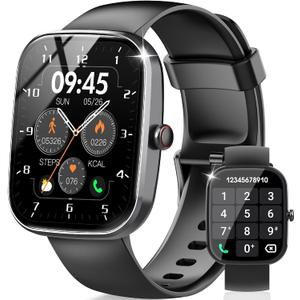 Csasan Smart Watch, 1.91" HD Screen Smartwatch for Men Women, Fitness Watch with Heart Rate/Sleep Monitor/Steps Monitor, 110+ Sports Modes, IP68 Waterproof Activity Trackers for Android iOS