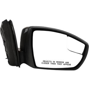Right Passenger Side Rear View Mirror Replacement for Ford Focus 2012 2013 2014 2015 2016 2017 2018- Rearview Mirrors with 8Pins, Electric Adjustment, Turn Signal, Heating and Sensor, Black