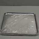 Mimorou 12 Pcs Baking Sheet Stainless Steel Cookie Sheet Small Metal Pans Professional Rectangle Oven Trays Kitchen Baking Cooking Oven and Toaster, Dishwasher Safe(13.7 x 9.8 Inches)