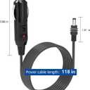 Power Cable Compatible with Starlink Mini Car Cigarette Lighter Adapter,DC to Cigarette 12v-24v 10FT/3M Replacement Charger Accessories Plug and Play,Waterproof Stability