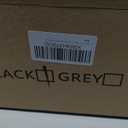 SORCEDAS Portable Wardrobe Closet Storage Organizer Metal Hanging Rack Non-Woven Fabric 34 Inch Black