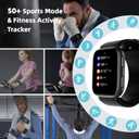 BP Doctor Smart Watch Blood Pressure, 1.95" Smart Watch Monitor with Air Pump Cuff, Blood Pressure Watch with Sleep Heart Rate Monitor, Pedometer, BP Watch Supports Data Sharing, Reminder Monitoring, Gunmetal Grey