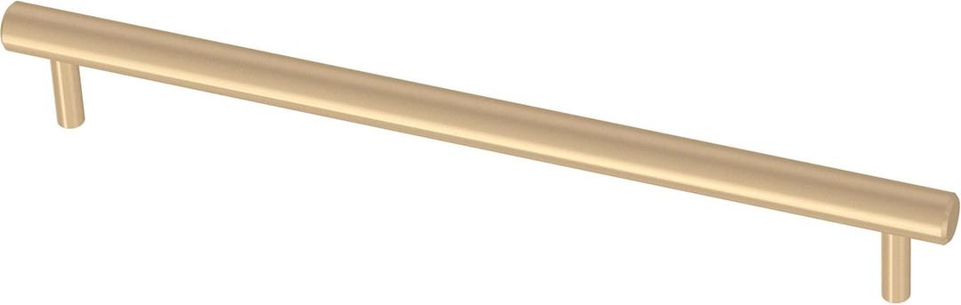 Franklin Brass Oversized (5-Pack) Cabinet Handles 12" Hole Center Modern Long Pulls | Satin Gold Hardware Kitchen Door, Drawers, Dressers, Furniture P41890K-523-B