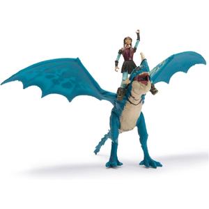 Dreamworks Dragons, How to Train Your Dragon, Deadly Nadder & Astrid, Viking Duo Action Figures, Kids Toys for Boys Ages 4 and up